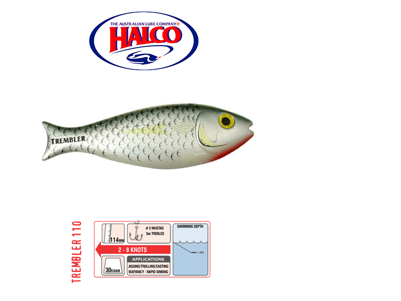 Halco Trembler 110 (114mm, 30gr, Color: R25)